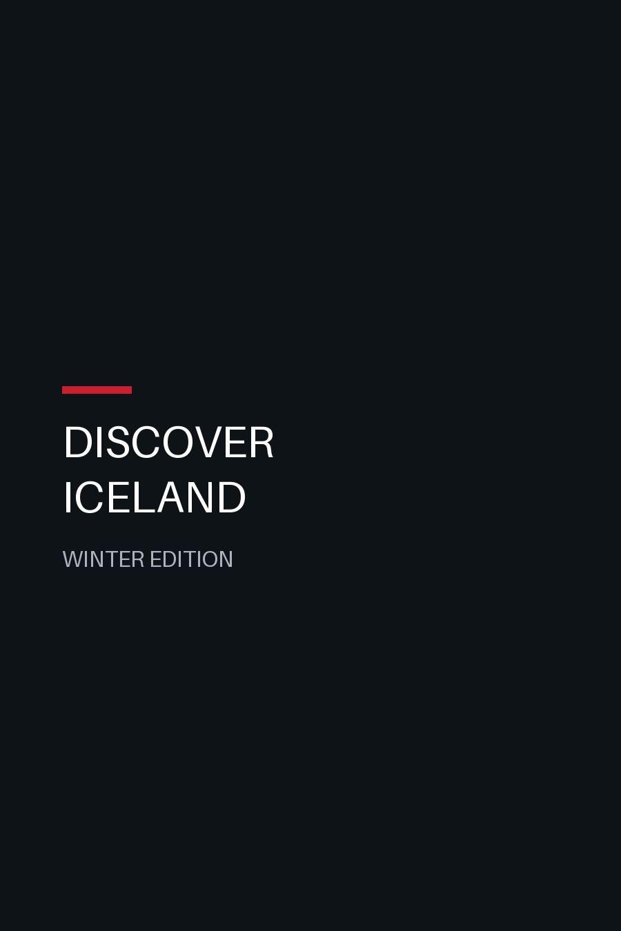Cover of Discover Iceland, Winter Edition